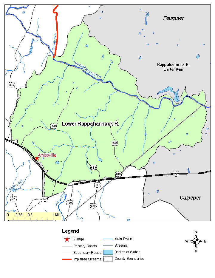 Overview map- Rappahannock-Carter Run